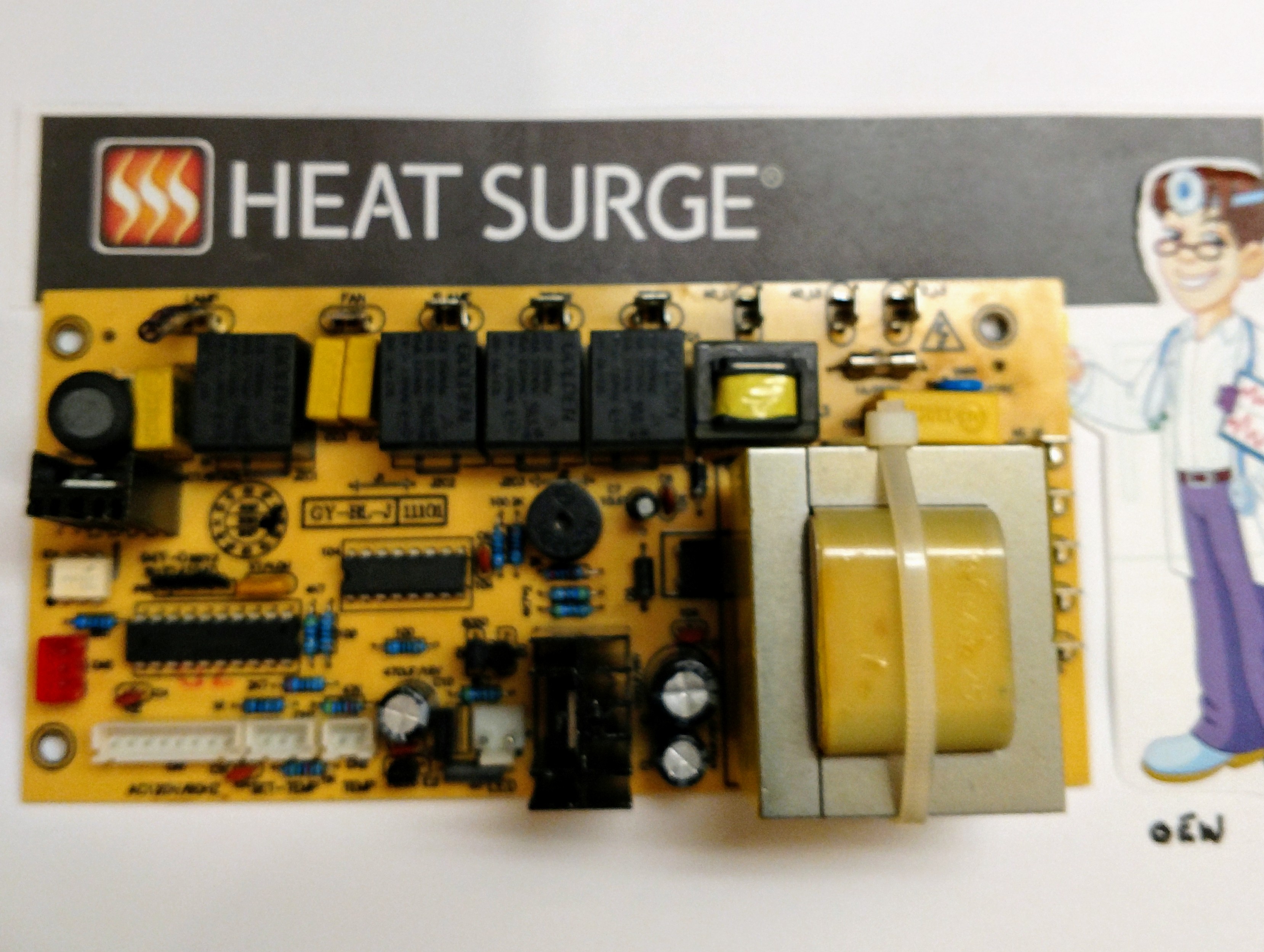 Heat Surge W-5 Group Power Supply Board HS-Yellow 