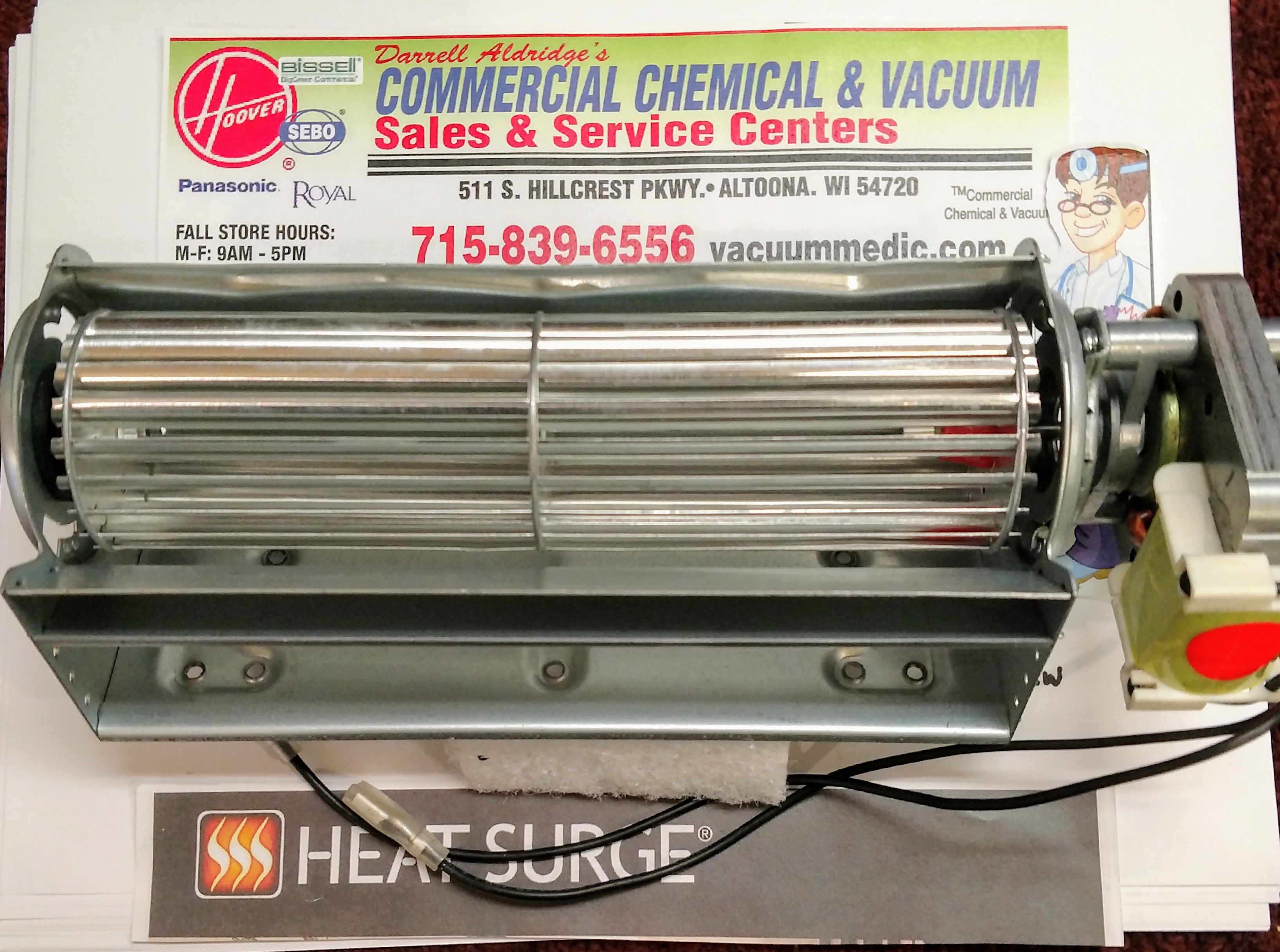 Heat Surge W-5 Blower Fan With Motor High Volume